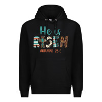 Black he is risen Premium Hoodie - Artiststas