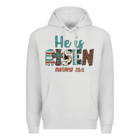 Dove Grey he is risen Premium Hoodie - Artiststas