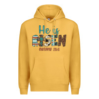 Mustard he is risen Premium Hoodie - Artiststas
