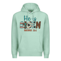 Seafoam he is risen Premium Hoodie - Artiststas