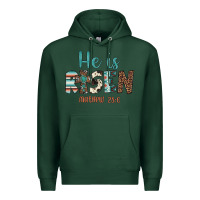Sports Green he is risen Premium Hoodie - Artiststas