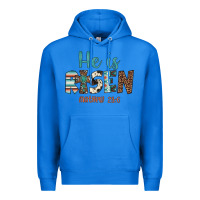 True Royal he is risen Premium Hoodie - Artiststas