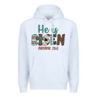 White he is risen Premium Hoodie - Artiststas