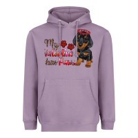 Lavender my valentine has paws Heavyweight Hoodie - RanaPortraitStore