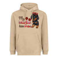 Mushroom my valentine has paws Heavyweight Hoodie - RanaPortraitStore