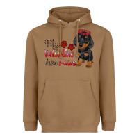 Toasted Coconut my valentine has paws Heavyweight Hoodie - RanaPortraitStore