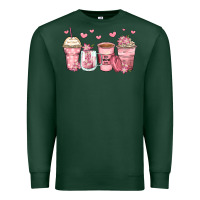 Sports Green mother's day floral coffee cups Premium Sweatshirt - Zillion Design Studio
