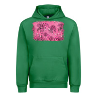 Emerald Distressed breast cancer background Urban Hoodie - Jasminsmagicworld