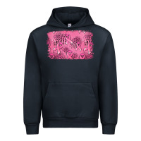 Navy Distressed breast cancer background Urban Hoodie - Jasminsmagicworld