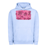 Pigment Grape Ice Distressed breast cancer background Urban Hoodie - Jasminsmagicworld