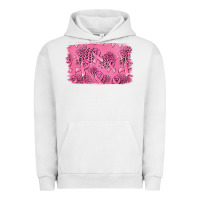 Pigment Lunar Rock Distressed breast cancer background Urban Hoodie - Jasminsmagicworld