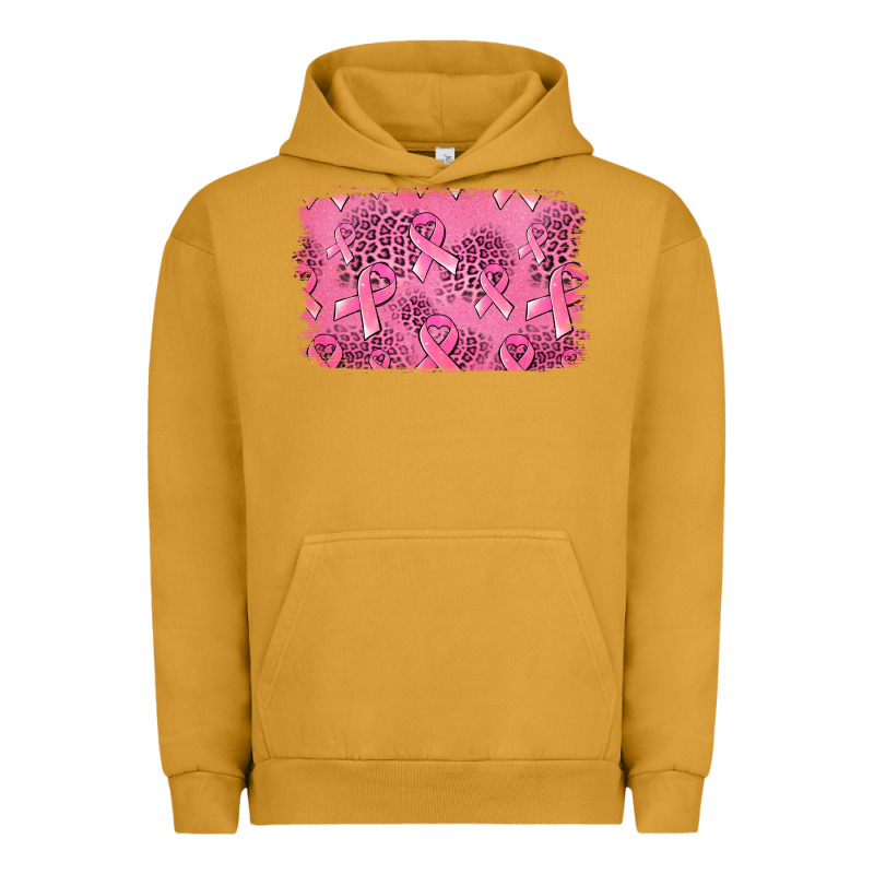 Distressed Breast Cancer Background Urban Hoodie by Jasminsmagicworld | Teevron