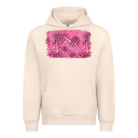 Sandshell Distressed breast cancer background Urban Hoodie - Jasminsmagicworld