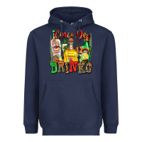 Navy cinco de drinko Heavyweight Hoodie - Zillion Design Studio