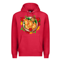 Cardinal empanadas plate and roses Premium Hoodie - AdoDesignShop