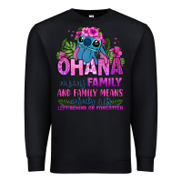 Black ohana means family Premium Sweatshirt - Zillion Design Studio
