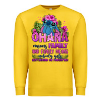 Lemon ohana means family Premium Sweatshirt - Zillion Design Studio