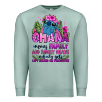 Seafoam ohana means family Premium Sweatshirt - Zillion Design Studio