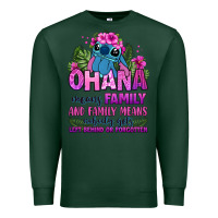Sports Green ohana means family Premium Sweatshirt - Zillion Design Studio