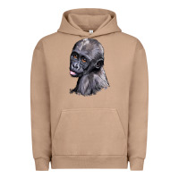 Pigment Burro Baby Gorilla Head Urban Hoodie - LillyAllenDesigns