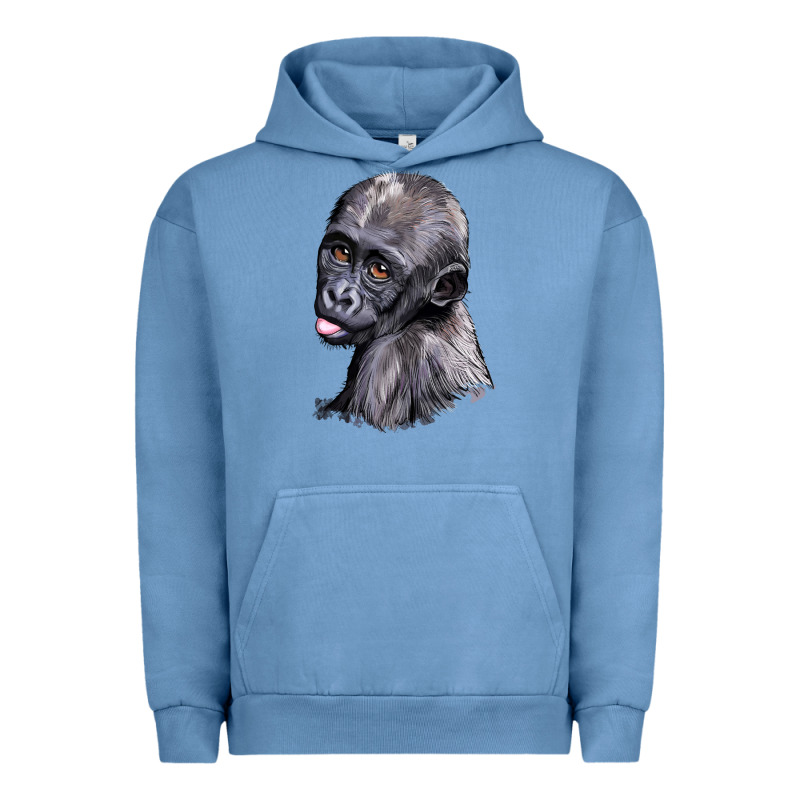 Baby Gorilla Head Urban Hoodie by LillyAllenDesigns | Teevron