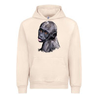 Sandshell Baby Gorilla Head Urban Hoodie - LillyAllenDesigns
