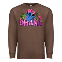 Chestnut ohana stitch Premium Sweatshirt - Zillion Design Studio