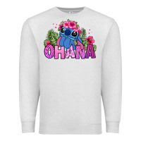 Oatmeal Heather ohana stitch Premium Sweatshirt - Zillion Design Studio