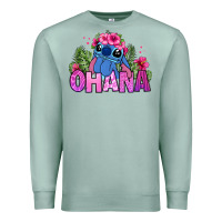 Seafoam ohana stitch Premium Sweatshirt - Zillion Design Studio