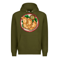 Army Green empanada Premium Hoodie - AdoDesignShop