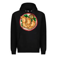 Black empanada Premium Hoodie - AdoDesignShop