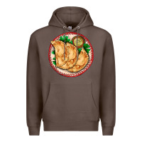 Coffee empanada Premium Hoodie - AdoDesignShop