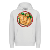 Dove Grey empanada Premium Hoodie - AdoDesignShop