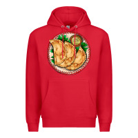 Red empanada Premium Hoodie - AdoDesignShop
