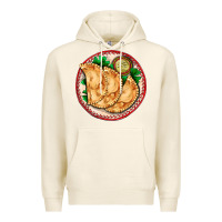 Tofu empanada Premium Hoodie - AdoDesignShop
