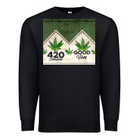 Black 420 somewhere good vibes weed tumbler2 Premium Sweatshirt - CTS Tumbler Store