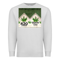 Dove Grey 420 somewhere good vibes weed tumbler2 Premium Sweatshirt - CTS Tumbler Store