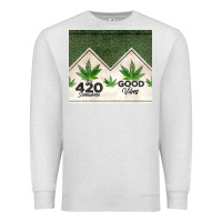 Oatmeal Heather 420 somewhere good vibes weed tumbler2 Premium Sweatshirt - CTS Tumbler Store