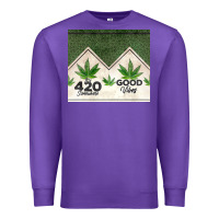 Purple 420 somewhere good vibes weed tumbler2 Premium Sweatshirt - CTS Tumbler Store