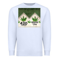 White 420 somewhere good vibes weed tumbler2 Premium Sweatshirt - CTS Tumbler Store