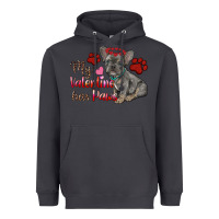 Smoke my valentine has paws french bulldog Heavyweight Hoodie - RanaPortraitStore