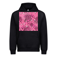 Black breast cancer seamless pattern Urban Hoodie - Jasminsmagicworld