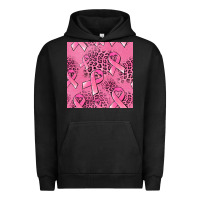 Pigment Black breast cancer seamless pattern Urban Hoodie - Jasminsmagicworld