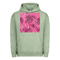 Pigment Oil Green breast cancer seamless pattern Urban Hoodie - Jasminsmagicworld