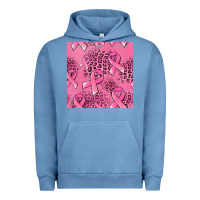 Pigment Pebble Blue breast cancer seamless pattern Urban Hoodie - Jasminsmagicworld