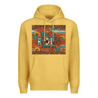 Antique Gold he is risen gemstone sunflower leopard Premium Hoodie - Artiststas