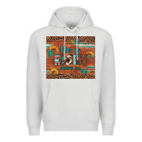 Dove Grey he is risen gemstone sunflower leopard Premium Hoodie - Artiststas
