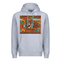 Heather Grey he is risen gemstone sunflower leopard Premium Hoodie - Artiststas
