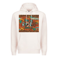 Pale Pink he is risen gemstone sunflower leopard Premium Hoodie - Artiststas