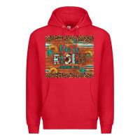 Red he is risen gemstone sunflower leopard Premium Hoodie - Artiststas